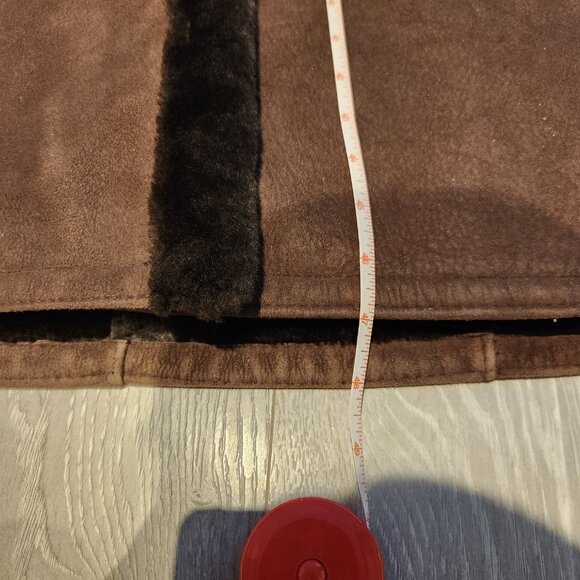**SOLD** Vintage Sawyer of Napa Shearling Full Length Women's Coat Size S - Picture 13 of 14